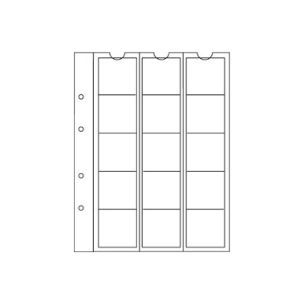 PRINZ Perfecta Coin Pages – Pack of 5