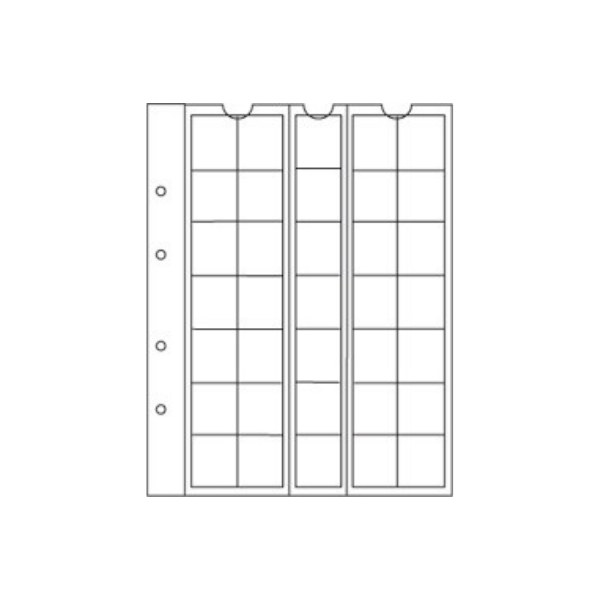 PRINZ Perfecta Coin Pages – Pack of 5