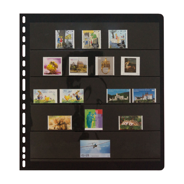 PRINZ Texas Black Single-Sided Stock Sheets – Pack of 5