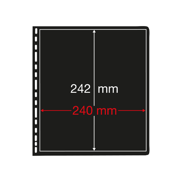 PRINZ Texas Black Single-Sided Stock Sheets – Pack of 5