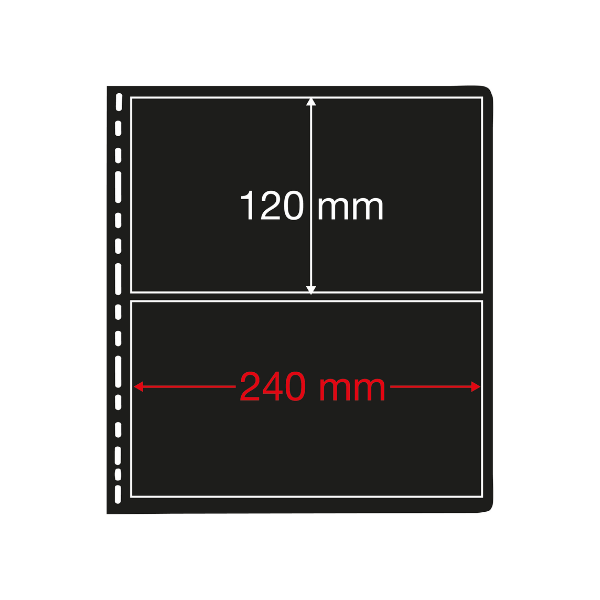 PRINZ Texas Black Single-Sided Stock Sheets – Pack of 5