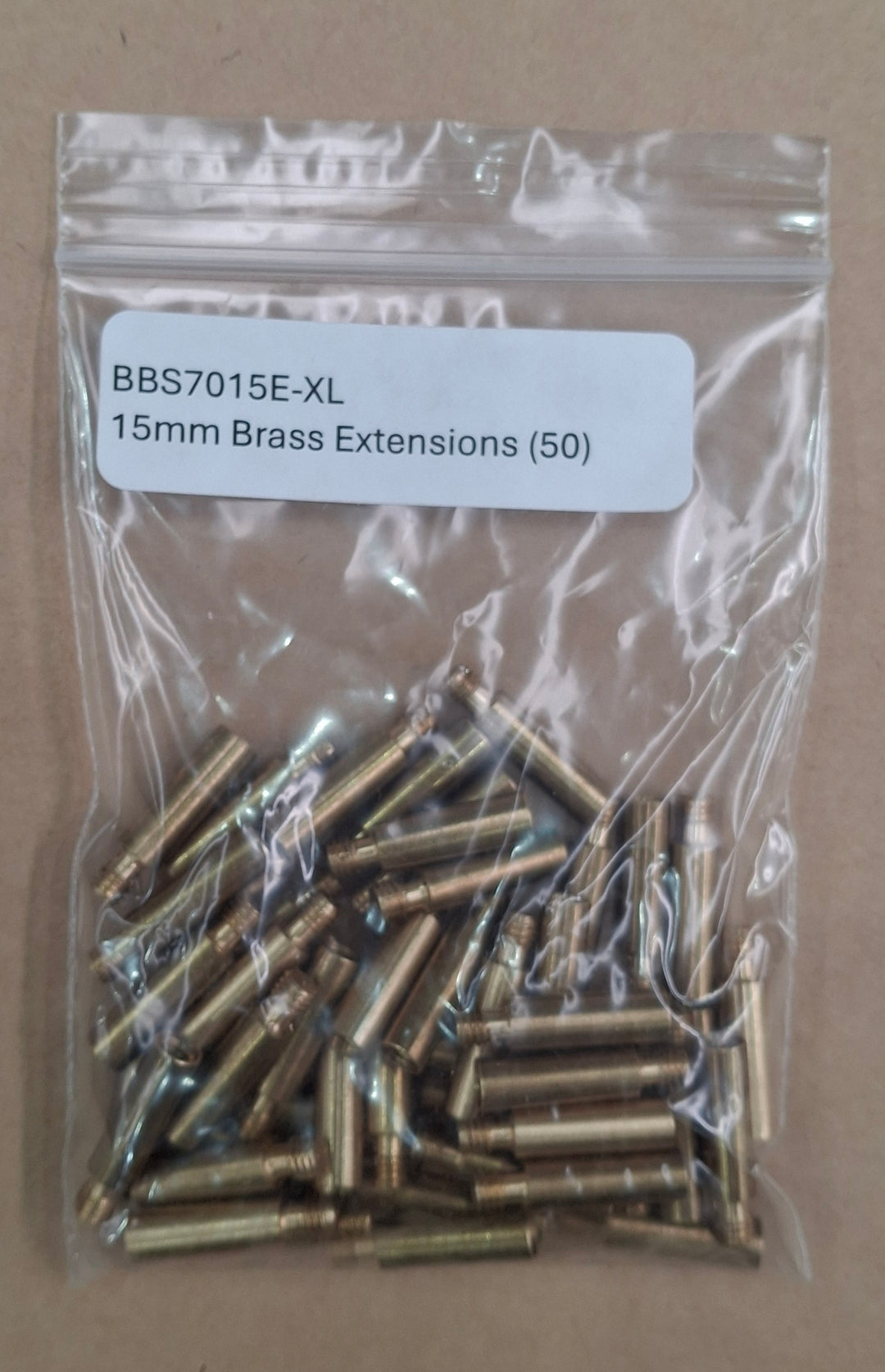 15mm Brass Extension Screws - Bag of 50