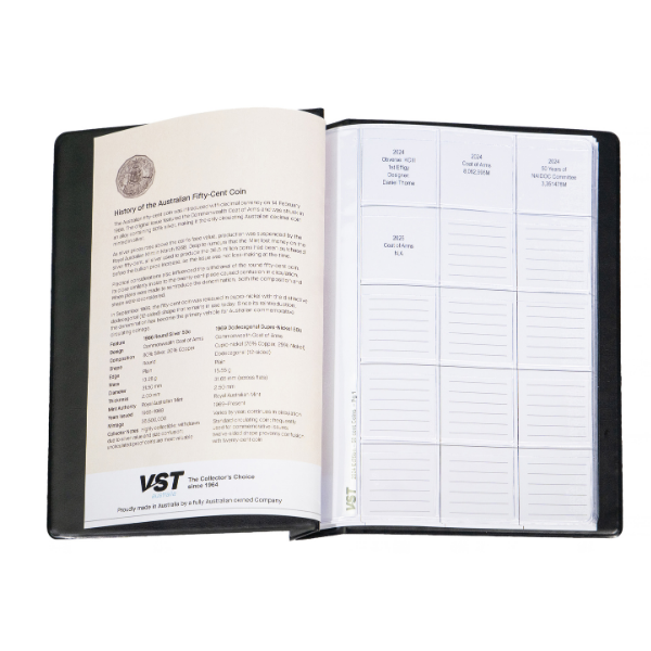 VST Australian 50 Cent Coin Collection Album 2024–2025