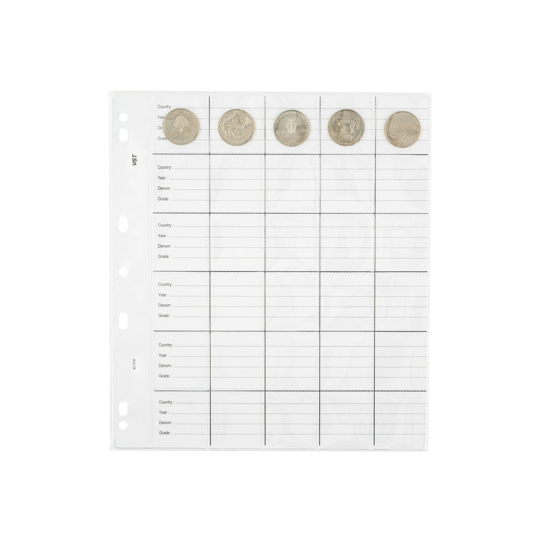 VST Copysafe Large Refill Coin Pages – Pack of 10