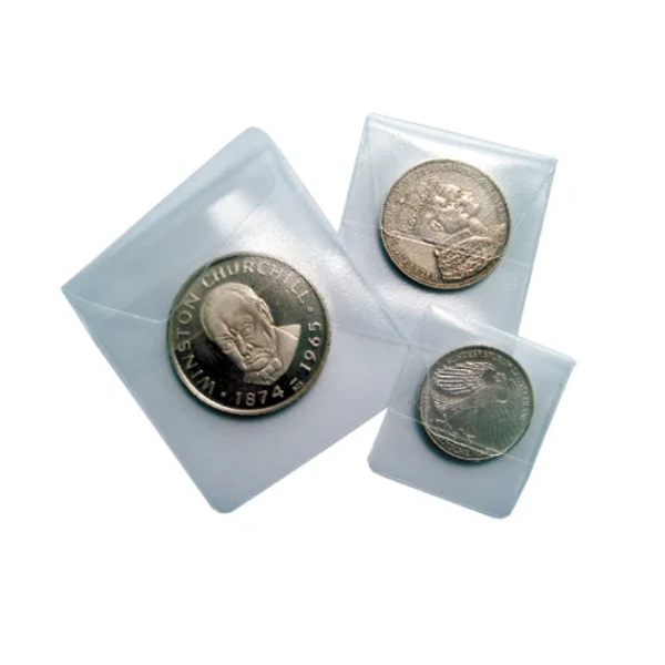 SAFE Coin Wallets 65mm x 65mm – Pack of 50